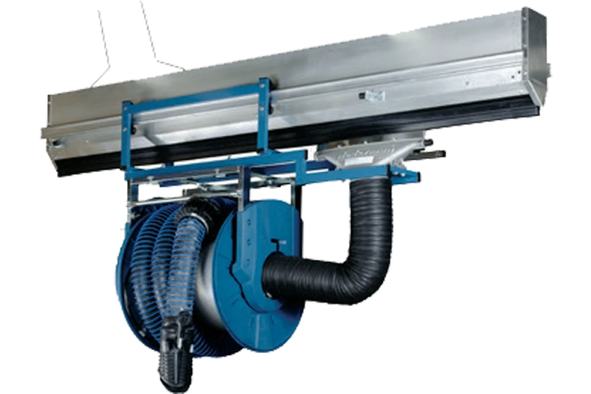 Extraction Hose reel rail